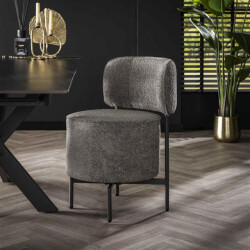 Hoyz stoel cocktail draaibaar 2 stuks boucle