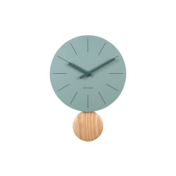 Karlsson wandklok arlo pendulum jade- Ø30cm