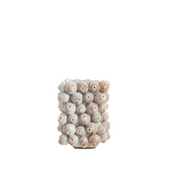 Light & Living vaas deco 20,5x16x26 cm nitali keramiek zand