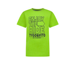 TYGO & vito Jongens t-shirt neon gecko