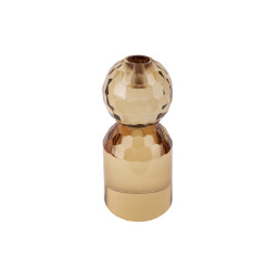 Present Time kandelaar crystal art large ball zand