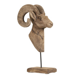 Light & Living ornament ram 29x23x55cm -