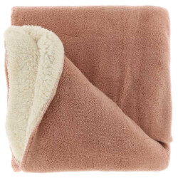 Unique Living plaid tommie 130x180cm old pink