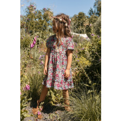 Looxs Revolution Zomerjurkje flowerfield voor meisjes in de kleur