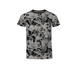 Common Heroes T-shirt all off white/zwart voor jongens in de kleur