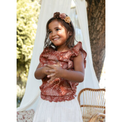 Looxs Revolution Top indian flowers voor meisjes in de kleur
