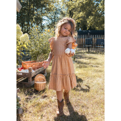 Looxs Revolution Zomerjurk lace desert sand voor meisjes in de kleur