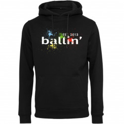 Ballin Est. 2013 Paint splatter hoodie