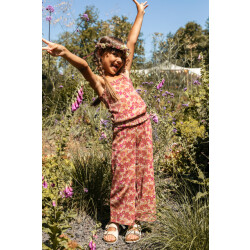 Looxs Revolution Fancy top summer flowers voor meisjes in de kleur