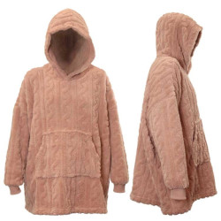 Unique Living hoodie pleun 70x50cm old pink