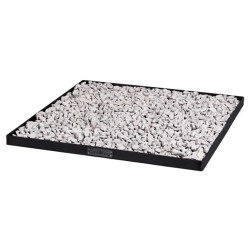CookKing Square fire bowl base for decorative stones 60x60 cm