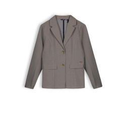 NoBell Meisjes blazer pied de poule bella animal