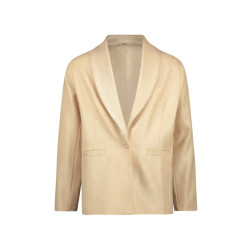 Like Flo Meisjes blazer jasje metallic crepe -