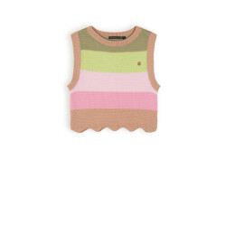 NoNo Meisjes spencer cropped gebreid kosmic blush