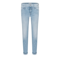 Cambio Parla seam cropped jeans super bleached