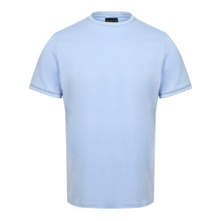 Duetz1857 Katoen-modal-zijde t-shirt lichtblauw