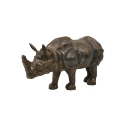 Light & Living ornament rhino 53x22x24cm -