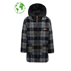 Like Flo Meisjes winterjas parka geruit