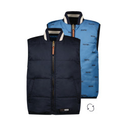 Moodstreet Jongens reversibel bodywarmer marine