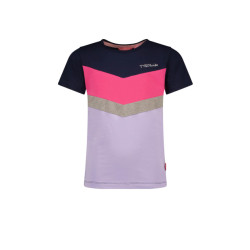 TYGO & vito Meisjes t-shirt colorblock navy