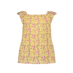 NoNo Meisjes top smock tommy lemon drop