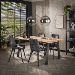 Hoyz Hoyz eetkamertafel edge - hout 180x90x76