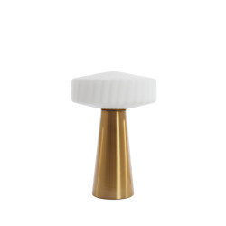 Light & Living tafellamp pleat Ø30x45cm -