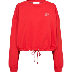 Co'Couture Cleancc crop tie sweat flame