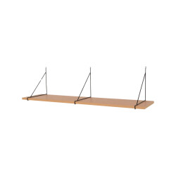 Artichok Mick houten wandplank naturel 120 x 29 cm