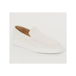 Giorgio 13781 suede loafer off white met witte zool
