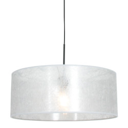 Steinhauer Hanglamp met zilveren sizoflor kap sparkled light