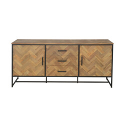 Livingfurn dressoir accent 180cm teakhout