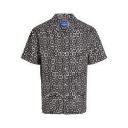 Jack & Jones Jorluke seersucker resort shirt ss dessin