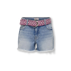 Only Kogrobyn belt vintage dnm shorts az blue denim