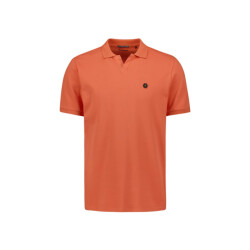 No Excess Polo stretch solid brique