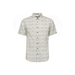 No Excess Shirt ss aop ecru dessin