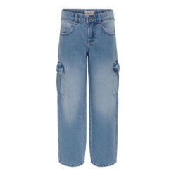 Only Kogharmony wide cargo carrot pim no blue denim