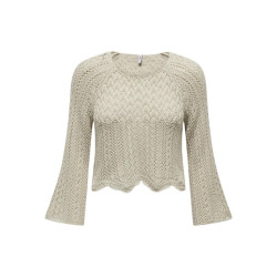 Only Onlnola life 34 pullover knt noos beige