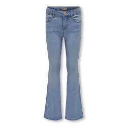 Only Kogroyal life reg flared p blue denim