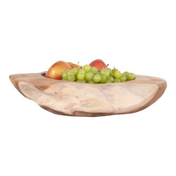 House Nordic Rio teak bowl large bowl in teak Ã˜40xh12 cm