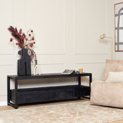 Starfurn Tv meubel boaz black | 180 cm
