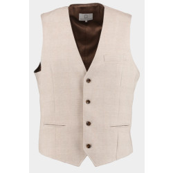 Born with Appetite Gilet kris waistcoat bwa24111kr37/820 sand