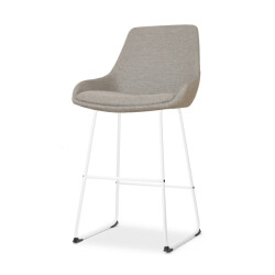 Nolon Nino-isa barkruk warm wit onderstel 65 cm