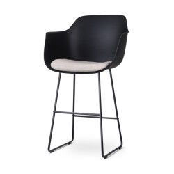 Nolon Nino-liz barkruk met beige zitkussen onderstel 75 cm