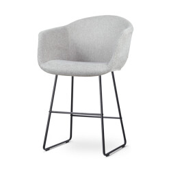 Nolon Nino-otis barkruk licht zwart onderstel 65 cm