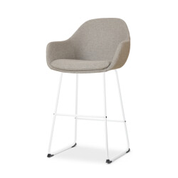 Nolon Nino-mae barkruk warm wit onderstel 65 cm