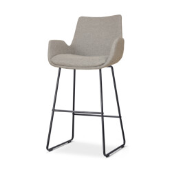 Nolon Nino-eef barkruk warm zwart onderstel 65 cm