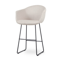 Nolon Nino-otis barkruk zwart onderstel 75 cm
