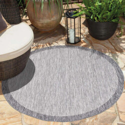 Muratap Sun in- & outdoor vloerkleed laagpolig 200 cm rond