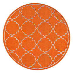 Muratap Berlin outdoor vloerkleed binnen en buiten laagpolig tapijt tuin - 150 cm rond